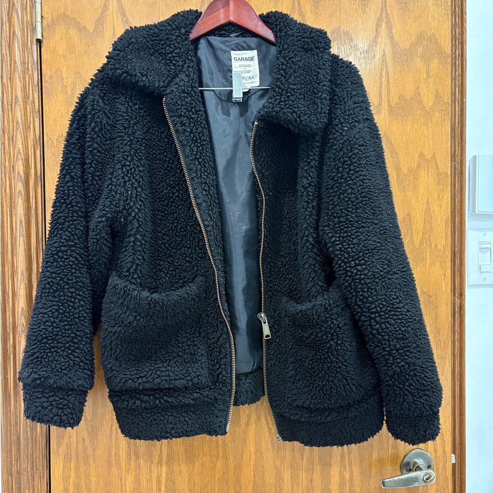 Black teddy jacket